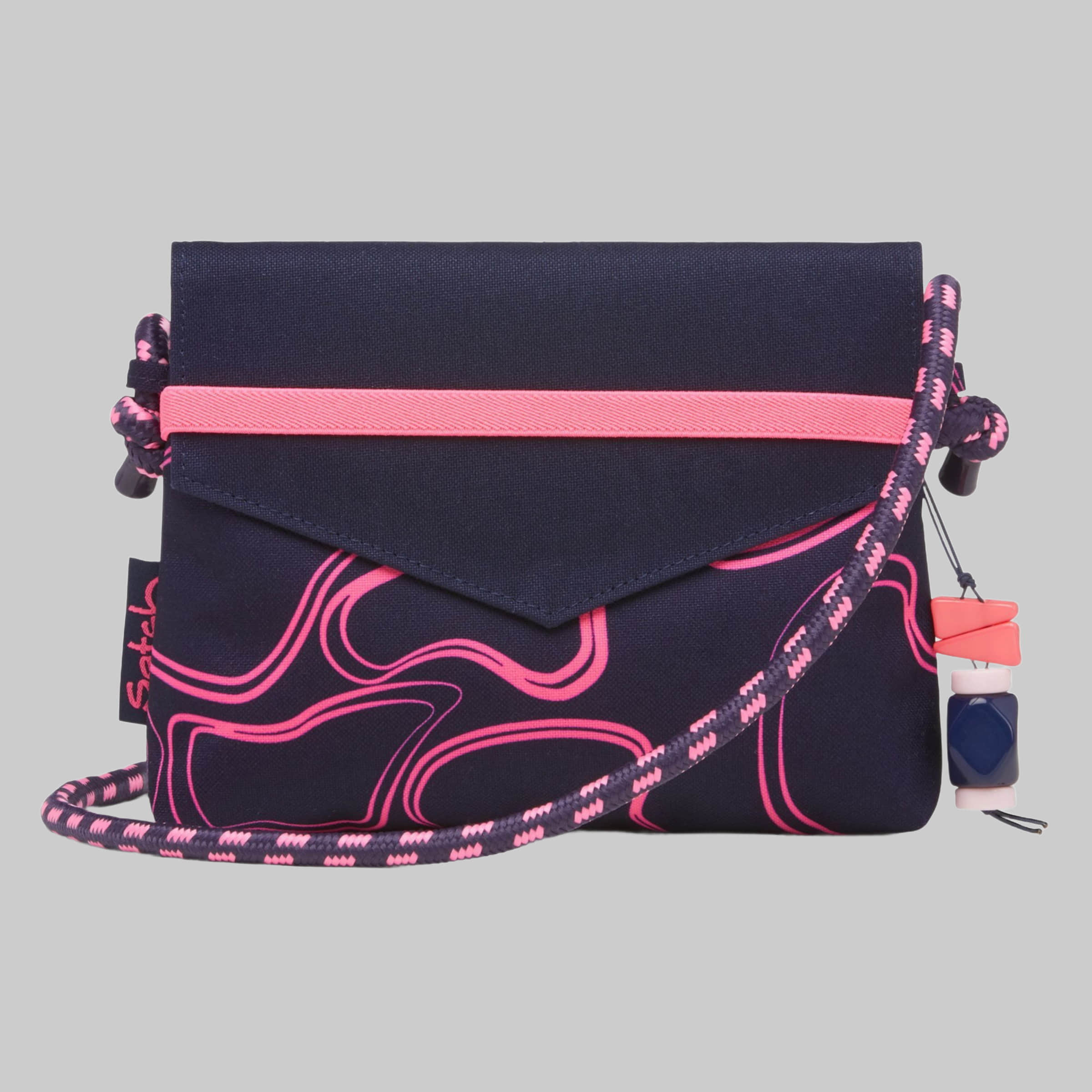 Satch Spielzeug Satch Schultertasche Clutch pink blue
