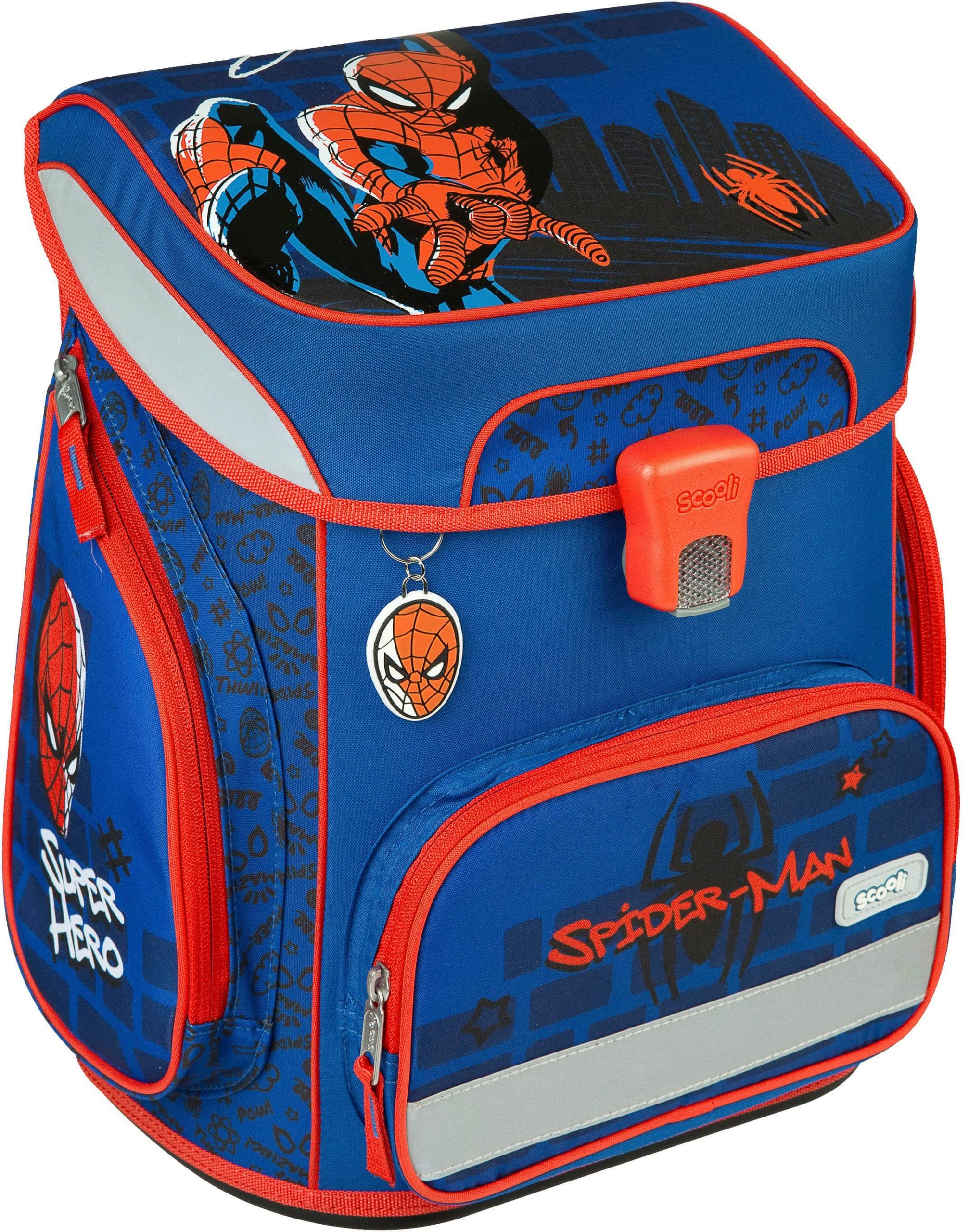 Scooli Scooli EasyFit Schulranzen-Set Dreamland (5-tlg) Spider Man Spielzeug