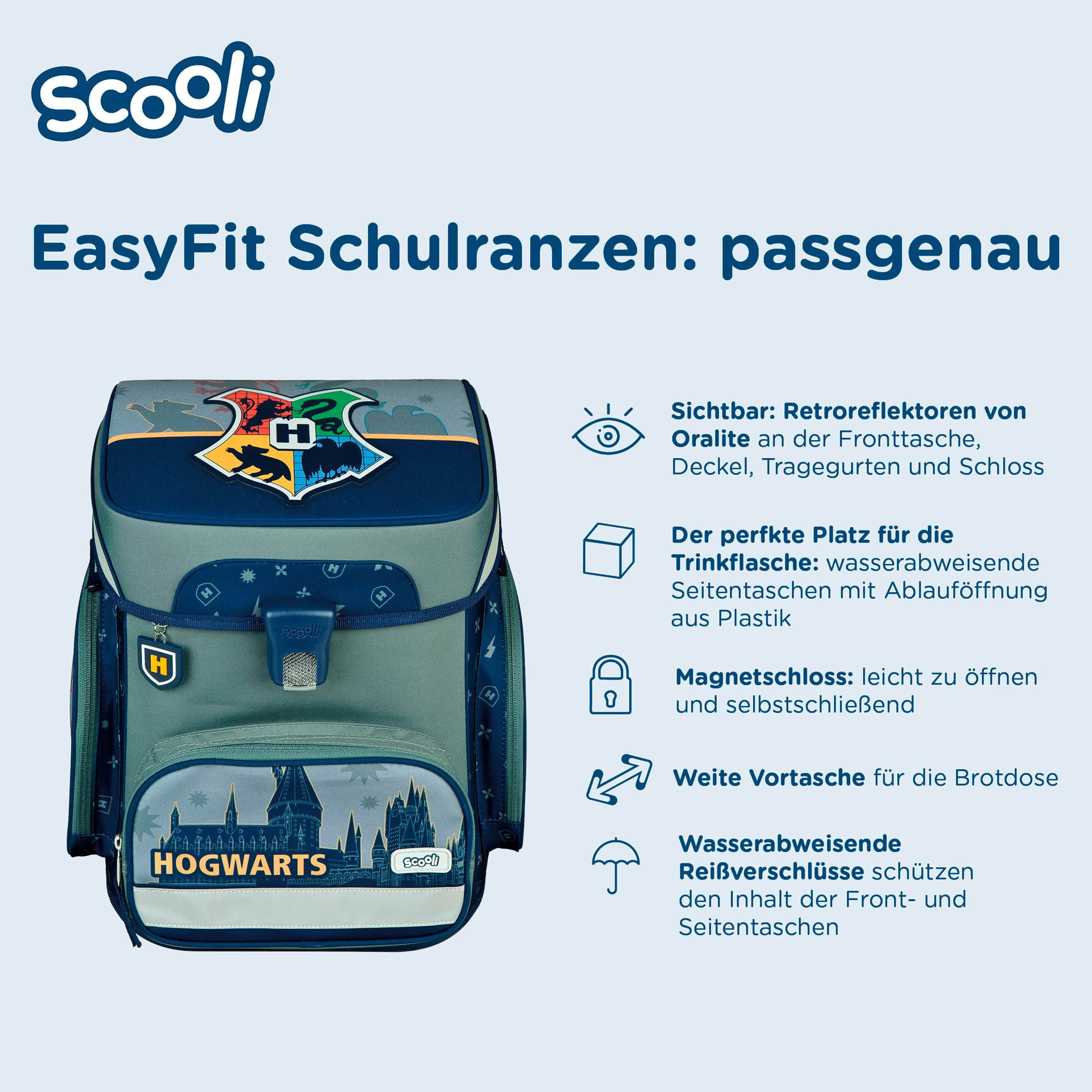 Scooli Spielzeug Scooli EasyFit Schulranzen-Set Dreamland (5-tlg) Harry Potter