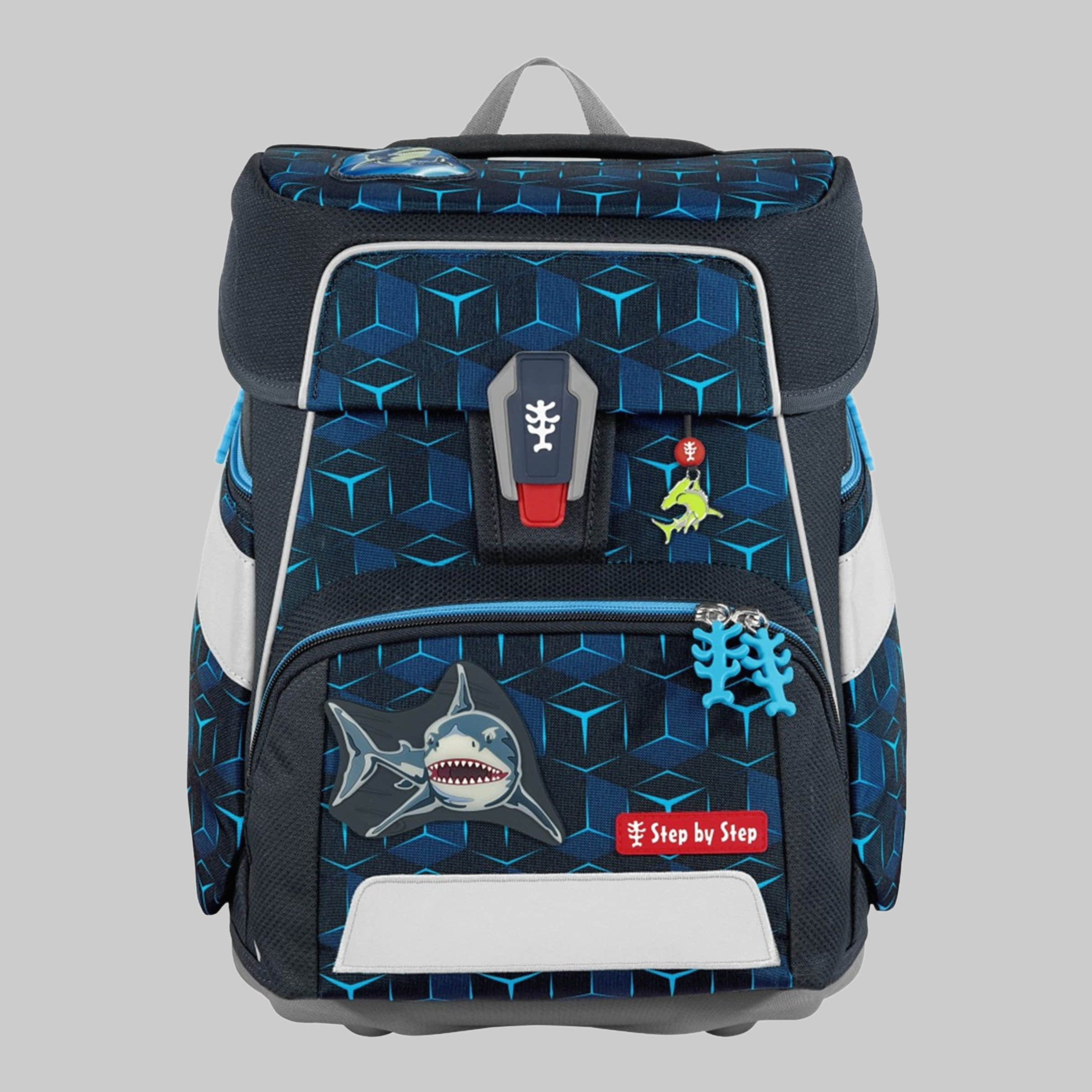 Spielzeug Step by Step Step by Step Schulranzen SPACE, 5-teilig (5-tlg) Shark Dexter