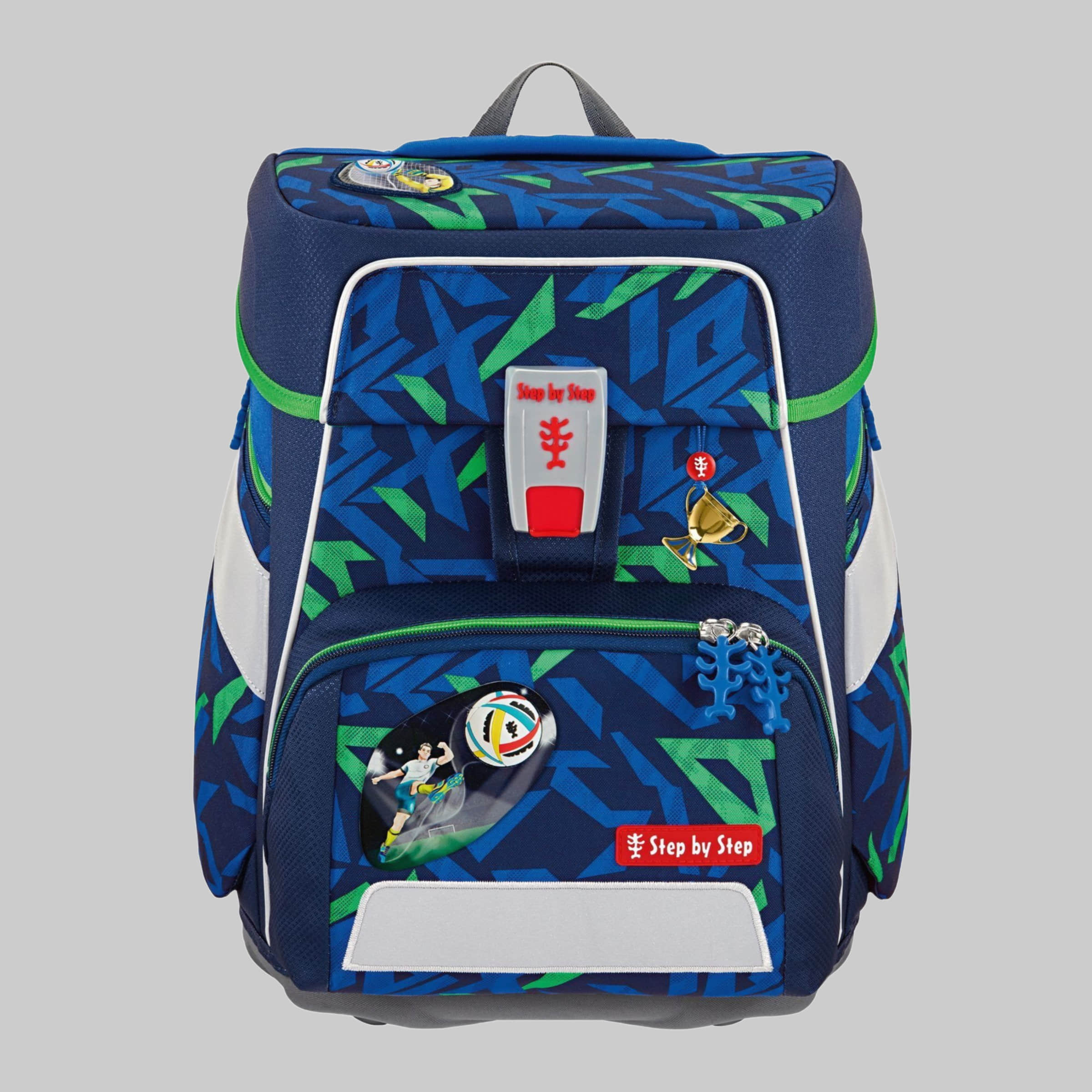 Step by Step Step by Step Space School Bag Set (5-Piece) - Grows with Your Child! Soccer Ben Spielzeug