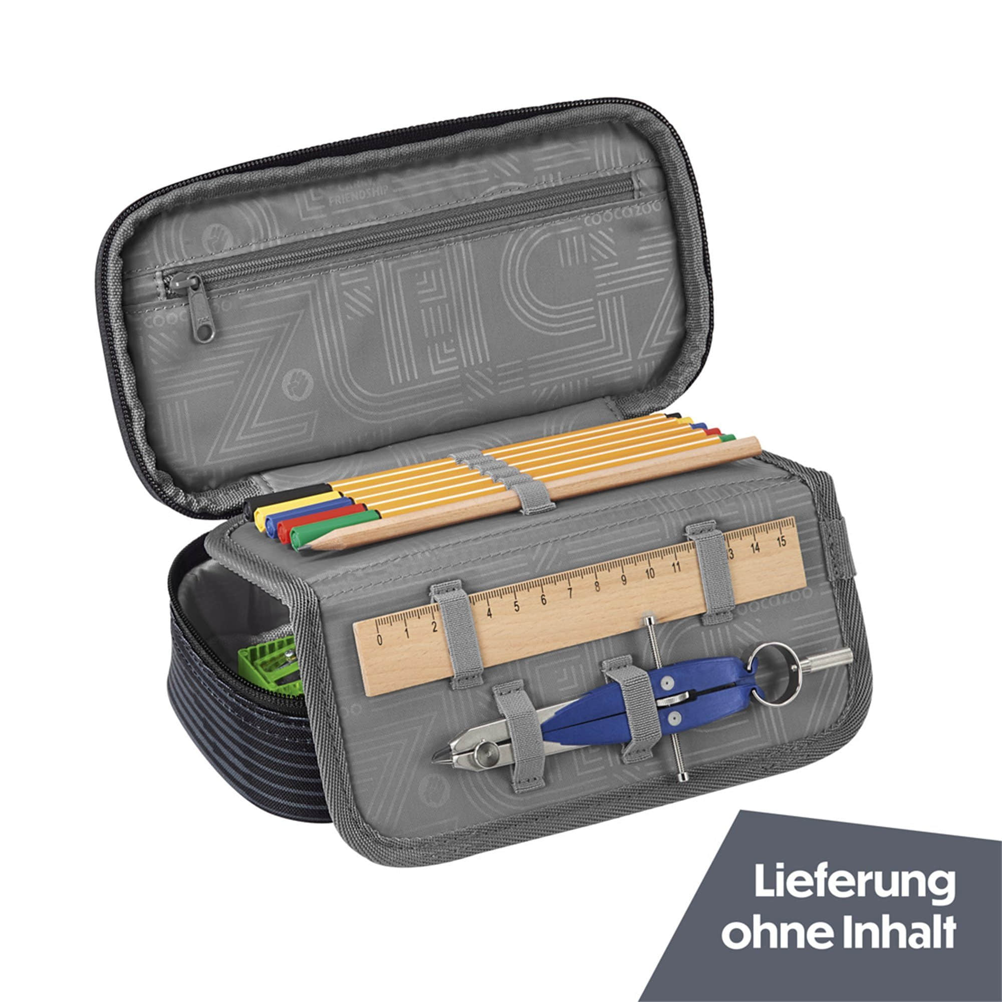 coocazoo Pencil Case - Organizer, 1-Compartment Dark Mission Ausstattung & Pflege coocazoo