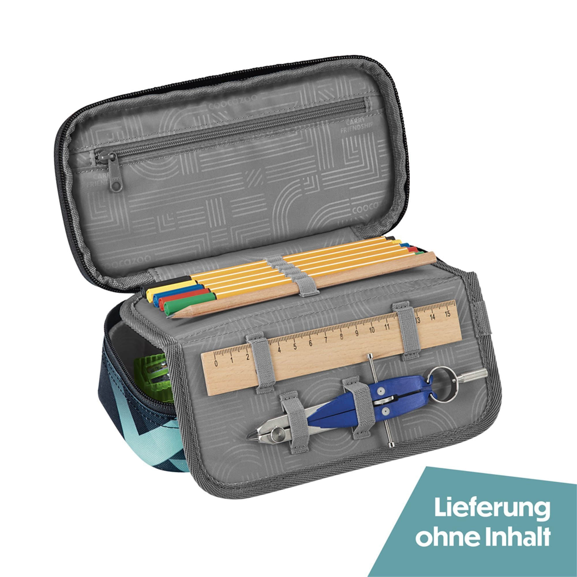 coocazoo Pencil Case - Organizer, 1-Compartment Laser Lights Rucksäcke coocazoo