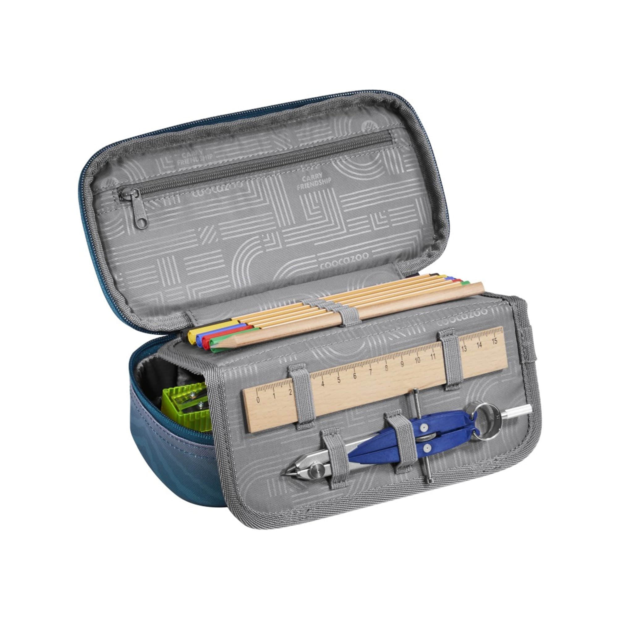 coocazoo Pencil Case - Organizer, 1-Compartment Pacific Tr Ausstattung & Pflege coocazoo