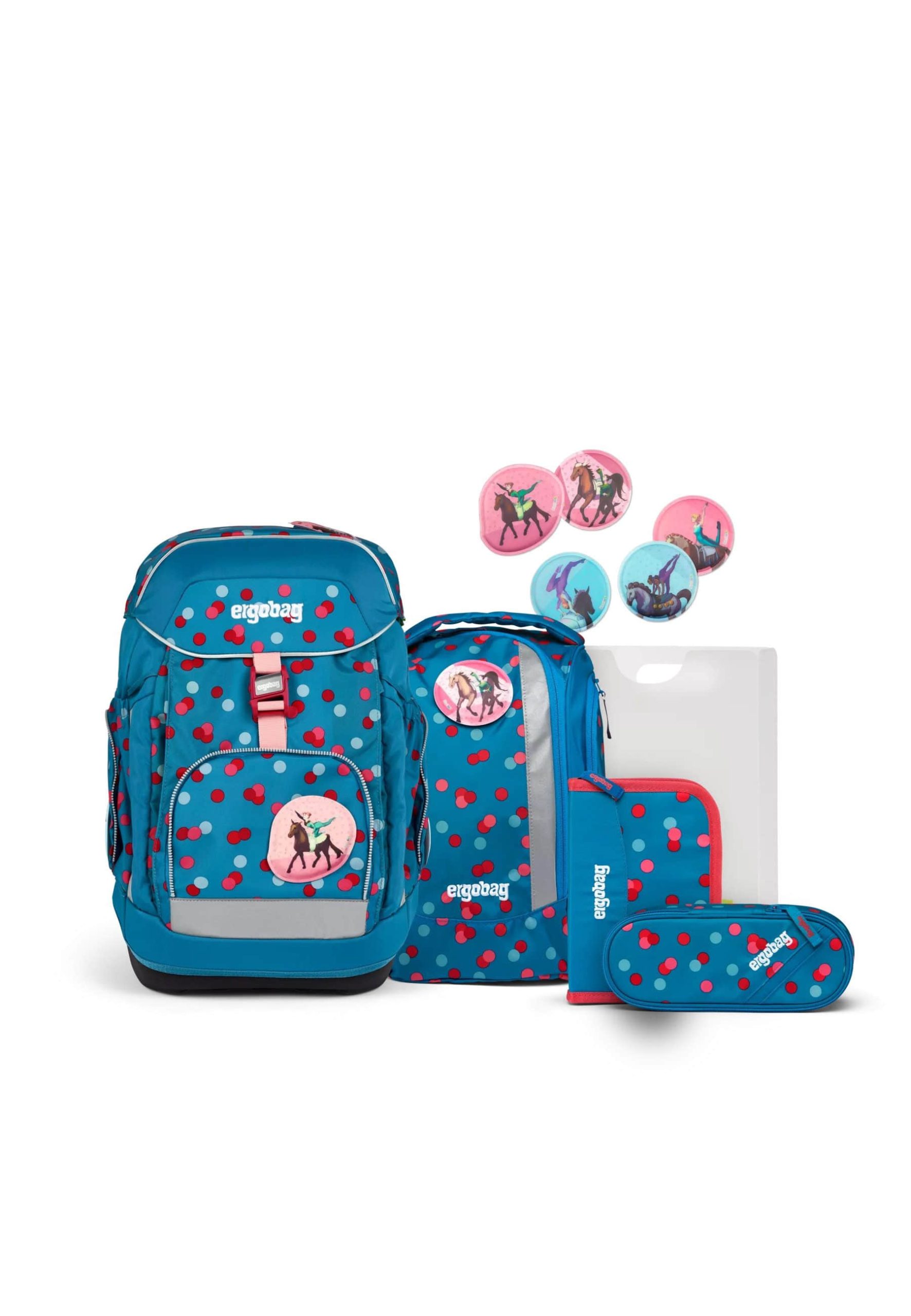 ergobag Spielzeug ergobag Maxi School Backpack Set - Ergonomic Design for Growing Kids VoltiBär -