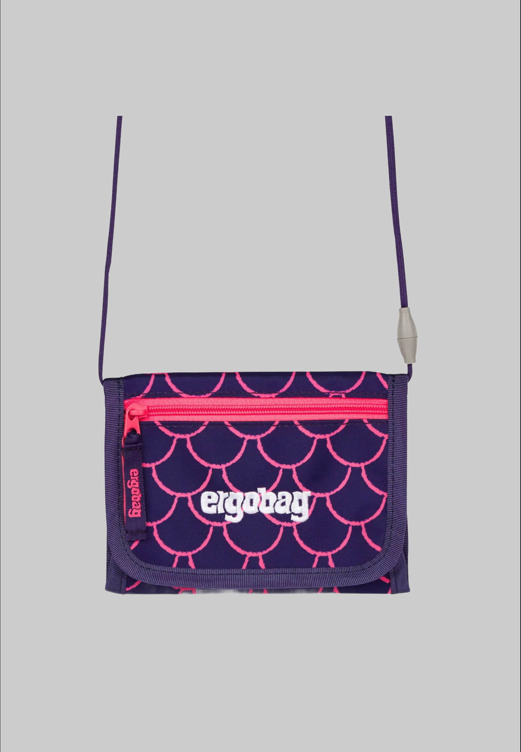 Mädchenmode ergobag ergobag Neck Pouch Wallet for Kids - WolkenzauBear Pink Perlentauc