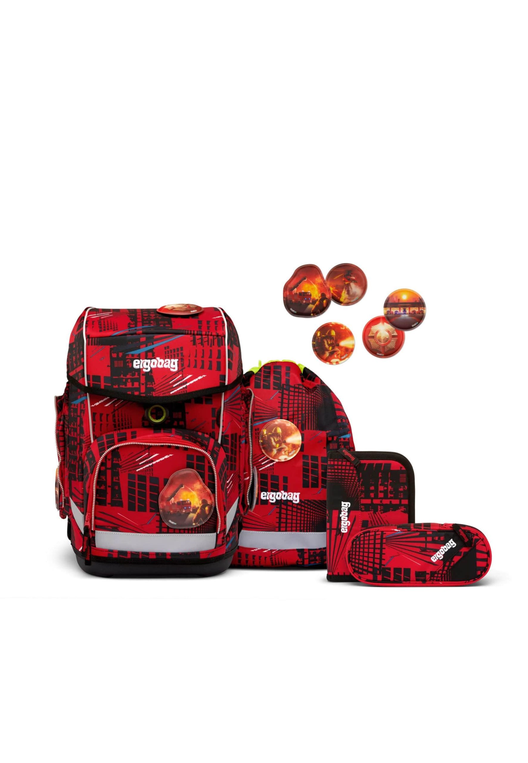 ergobag cubo School Backpack Set (5-Piece) AlarmBärre Spielzeug ergobag