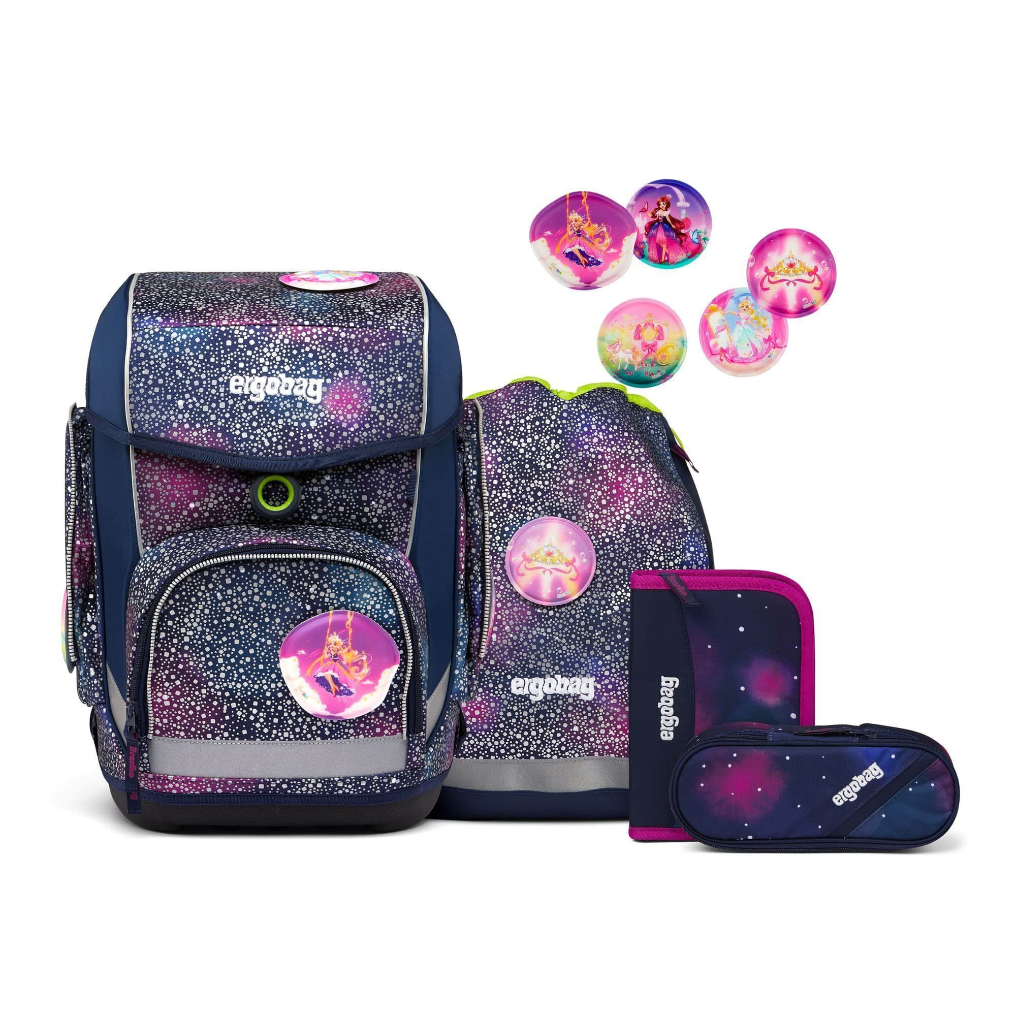 ergobag Spielzeug ergobag cubo School Backpack Set (5-Piece) Bärlaxy