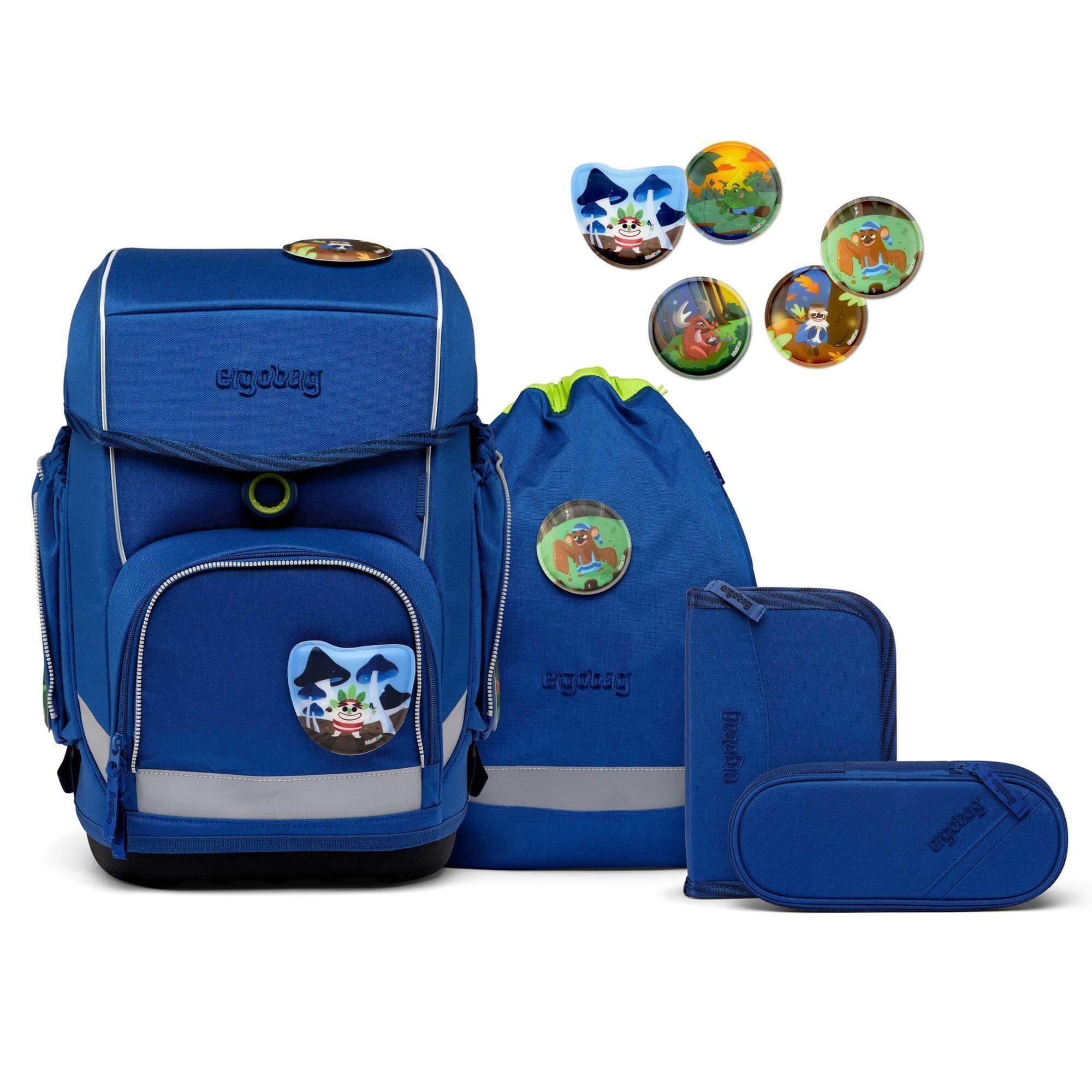 Spielzeug ergobag ergobag cubo School Backpack Set (5-Piece) waldmonstb
