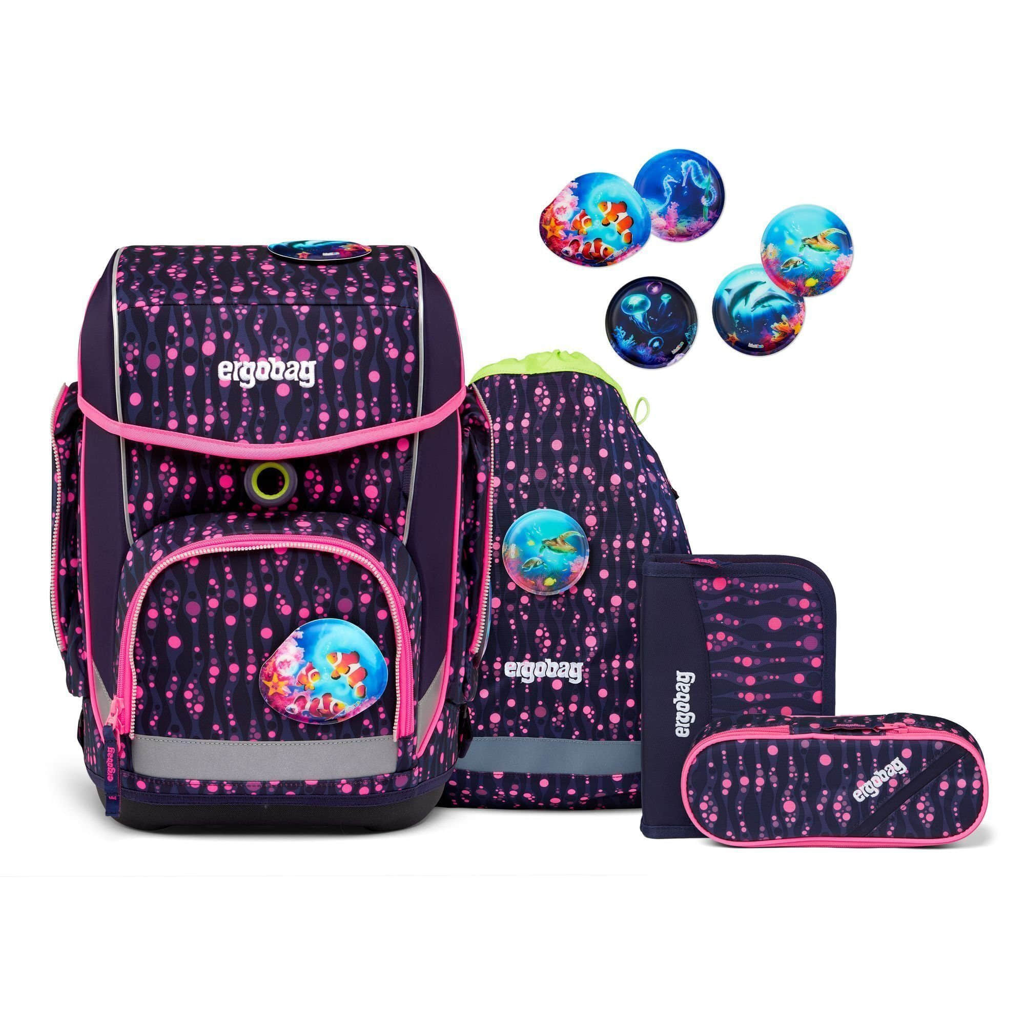 ergobag ergobag cubo School Backpack Set (5-Piece) bärmuda vi Spielzeug