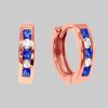 schmuck23 Klappcreolen Ohrringe Creolen 925 Silber Damen Kinder Mädchen Rosegold/B myToys schmuck23